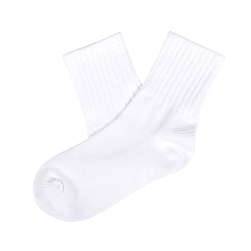 Ankle School Socks Pack of 5 - White