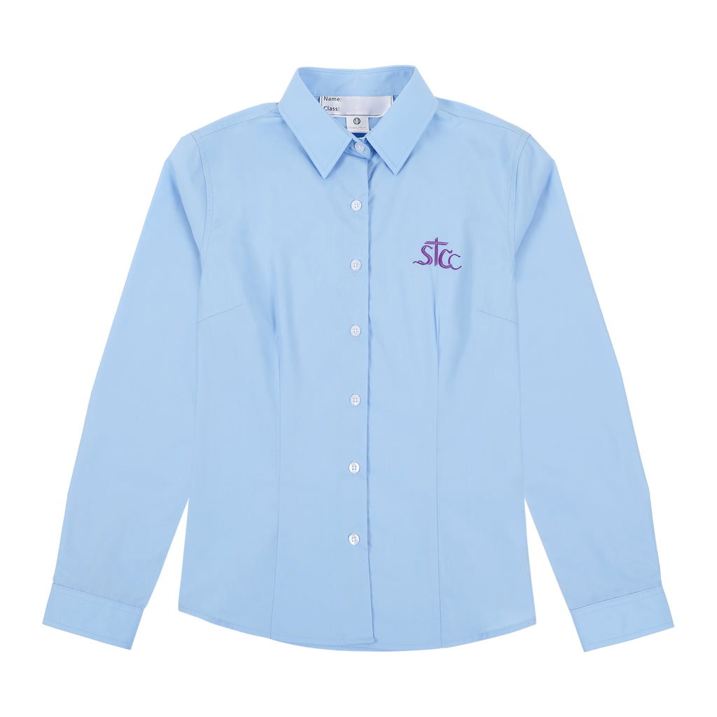 STCC Girls Junior Long Sleeve Shirt - Sky Blue