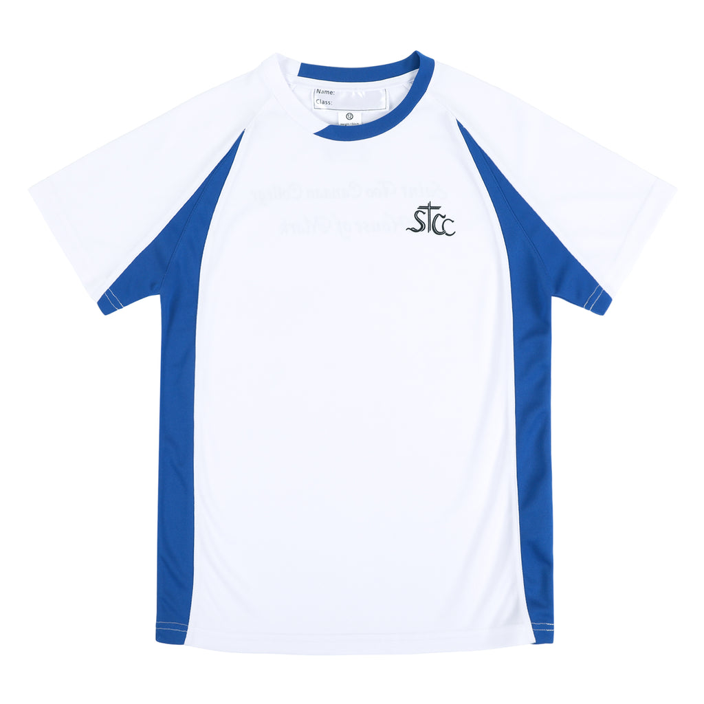 STCC Unisex PE Short Sleeve T-Shirt, Blue - Mark