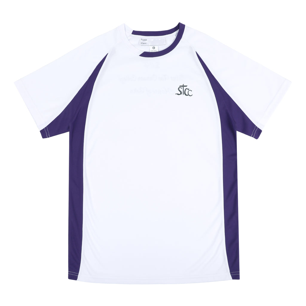 STCC Unisex PE Short Sleeve T-Shirt, Purple - John
